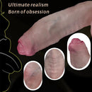 8.31in Dual Density Uncut Silicone Soft Real Dildo For Women Vaginal Massager