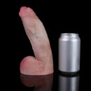 8.31in Dual Density Uncut Silicone Soft Real Dildo For Women Vaginal Massager