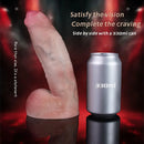 8.31in Dual Density Uncut Silicone Soft Real Dildo For Women Vaginal Massager