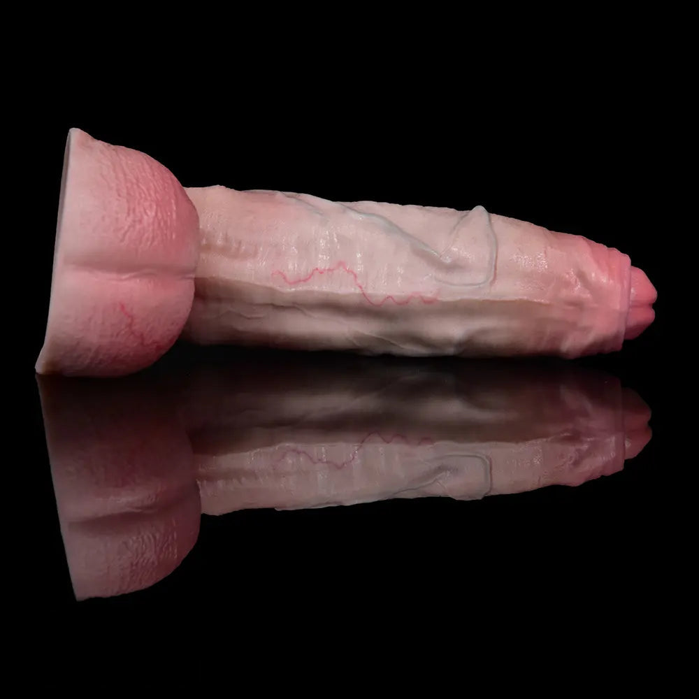 8.31in Dual Density Uncut Silicone Soft Real Dildo For Women Vaginal Massager