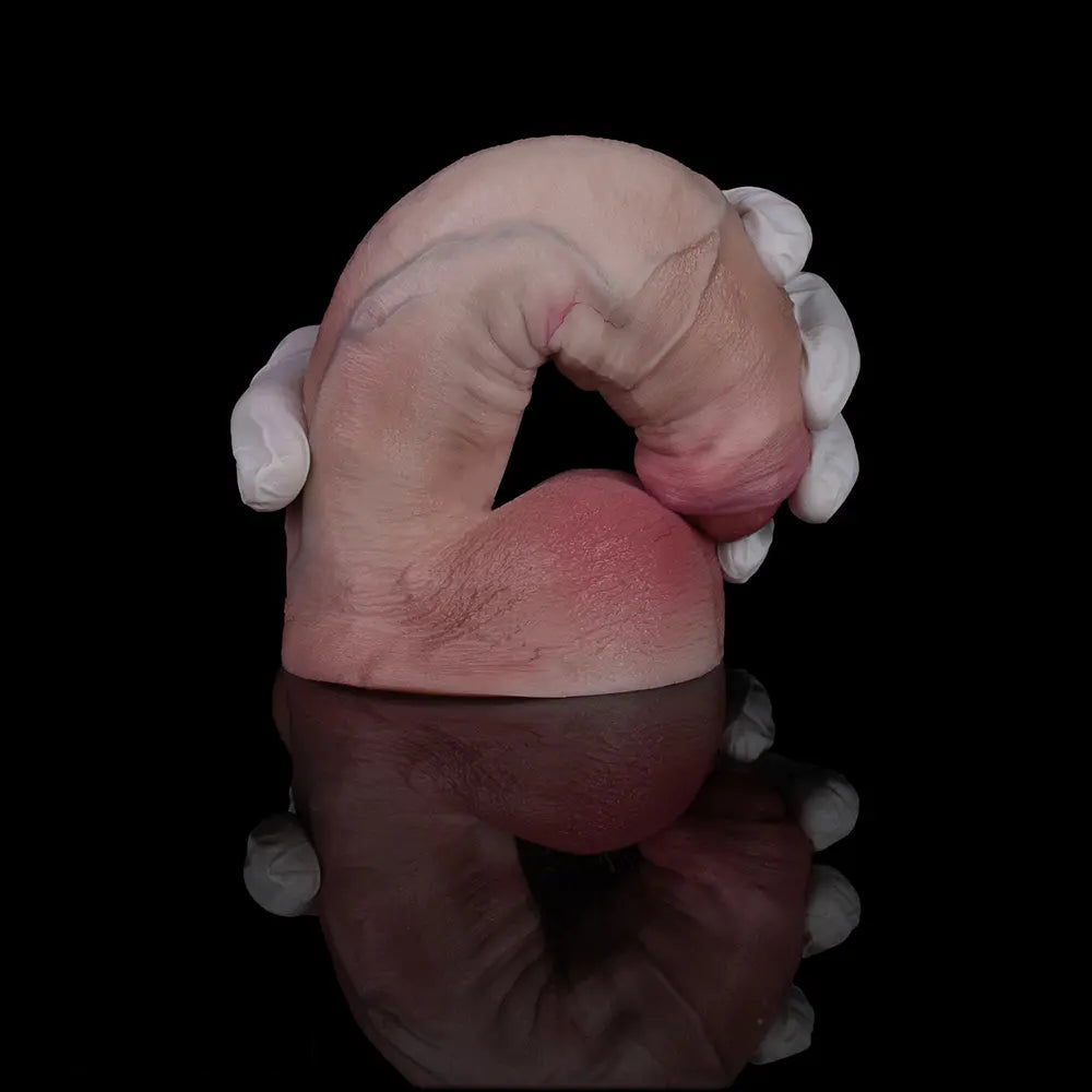 8.31in Dual Density Uncut Silicone Soft Real Dildo For Women Vaginal Massager