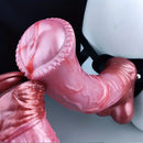 8.34in 14.09in Big Long Horse Cock Soft Silicone G Spot Strap on Dildo