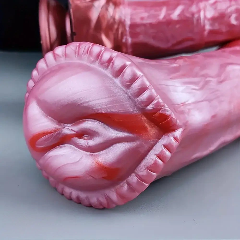 8.34in 14.09in Big Long Horse Cock Soft Silicone G Spot Strap on Dildo