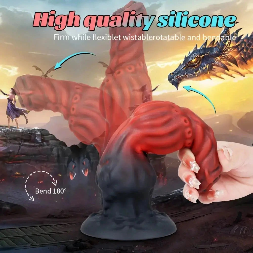 8.34in 9.6in 10.78in 12.12in 13.97in Thick Monster Fantasy Big Intimate Dildo
