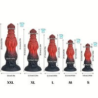 8.34in 9.6in 10.78in 12.12in 13.97in Thick Monster Fantasy Big Intimate Dildo
