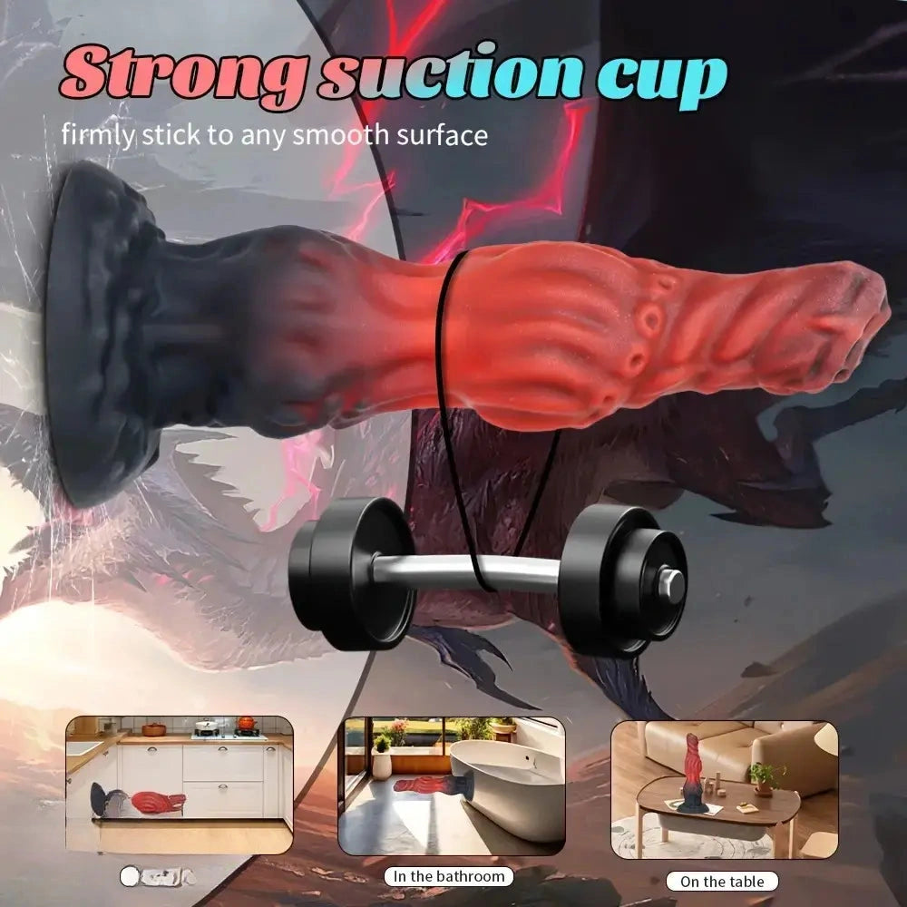 8.34in 9.6in 10.78in 12.12in 13.97in Thick Monster Fantasy Big Intimate Dildo