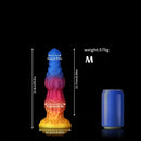8.34in 9.6in 10.78in 12.12in Silicone Double Section Alien Dog Big Dildo