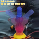 8.34in 9.6in 10.78in 12.12in Silicone Double Section Alien Dog Big Dildo