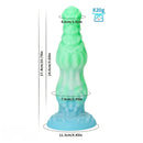8.34in 9.6in 10.78in Melange Silicone Monster Dildo Big Anal Luminous Dildo