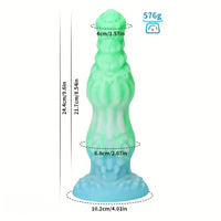 8.34in 9.6in 10.78in Melange Silicone Monster Dildo Big Anal Luminous Dildo