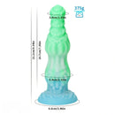 8.34in 9.6in 10.78in Melange Silicone Monster Dildo Big Anal Luminous Dildo