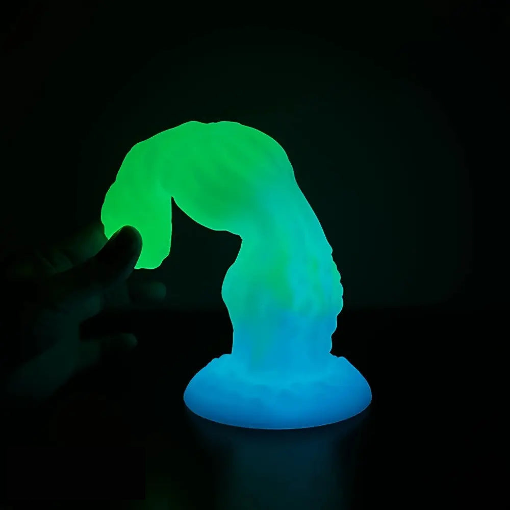 8.34in 9.6in 10.78in Melange Silicone Monster Dildo Big Anal Luminous Dildo