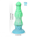 8.34in 9.6in 10.78in Melange Silicone Monster Dildo Big Luminous Dildo