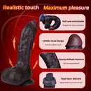 8.34in Real Curved Dual Density Silicone Soft Dildo Pleasure Couple Play