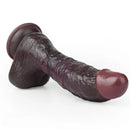 8.34in Real Curved Dual Density Silicone Soft Dildo Pleasure Couple Play