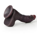 8.34in Real Curved Dual Density Silicone Soft Dildo Pleasure Couple Play