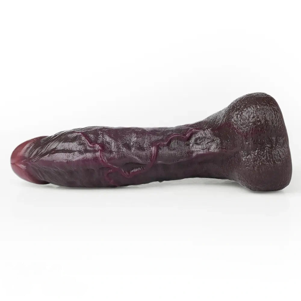 8.34in Real Curved Dual Density Silicone Soft Dildo Pleasure Couple Play
