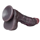 8.34in Real Curved Dual Density Silicone Soft Dildo Pleasure Couple Play