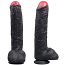 8.35in 10.43in 12.2in Uncut Large Silicone Realistic Skin Dildo Quick Orgasm