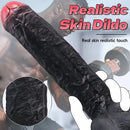8.35in 10.43in 12.2in Uncut Large Silicone Realistic Skin Dildo Quick Orgasm