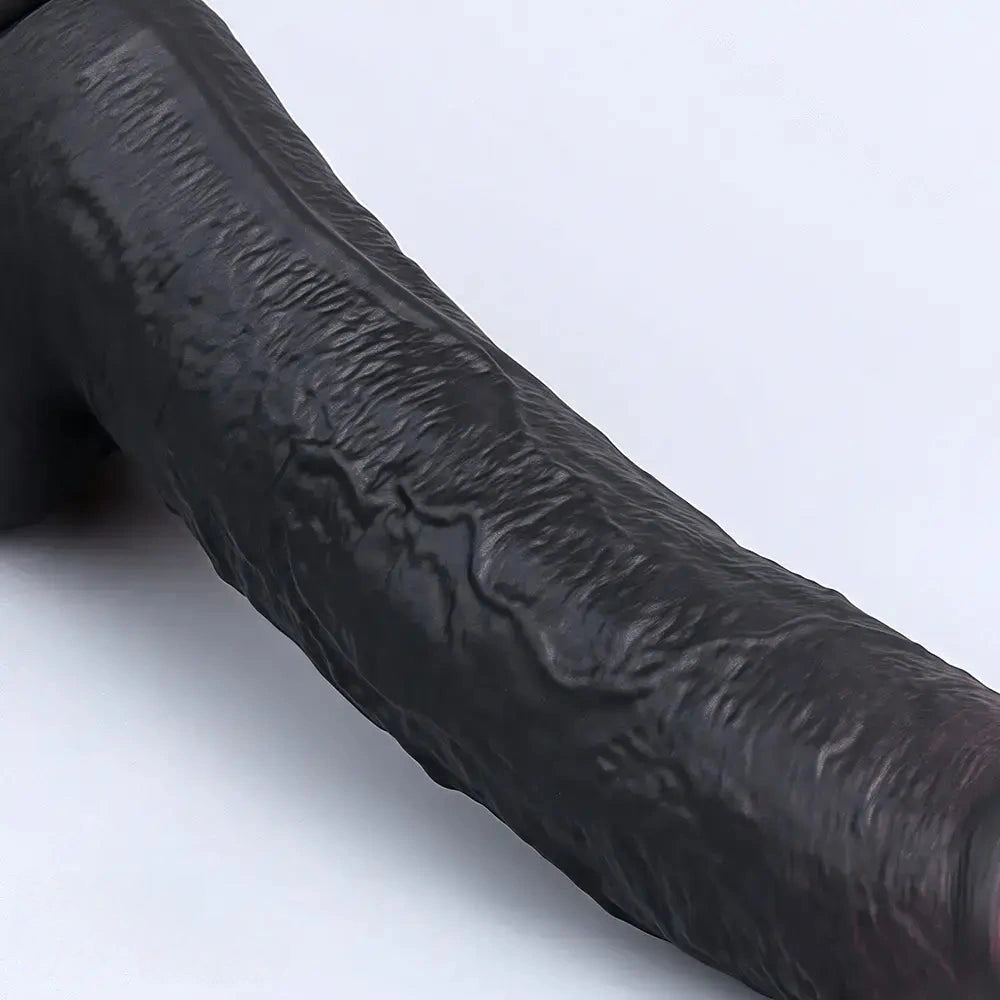 8.35in 10.43in 12.2in Uncut Large Silicone Realistic Skin Dildo Quick Orgasm