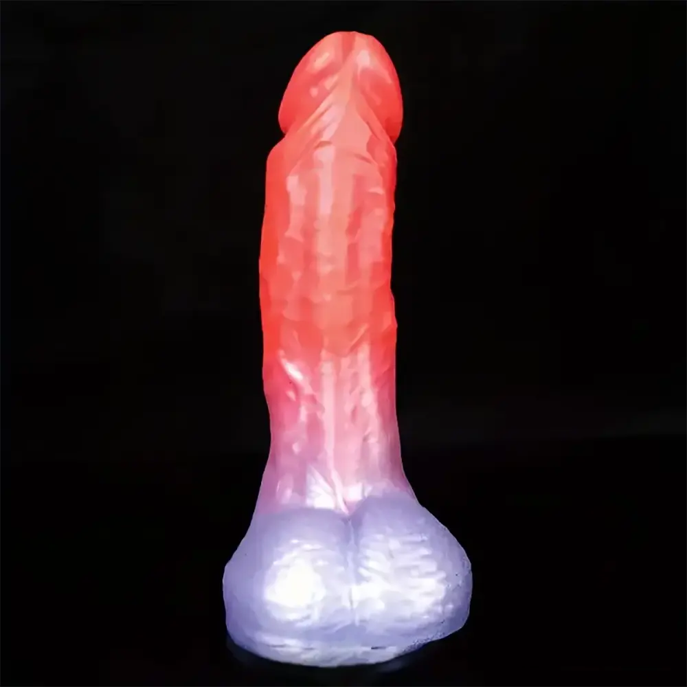 8.36in Real Cock Big Silicone Soft Dildo Clit Anal Expander For Anus