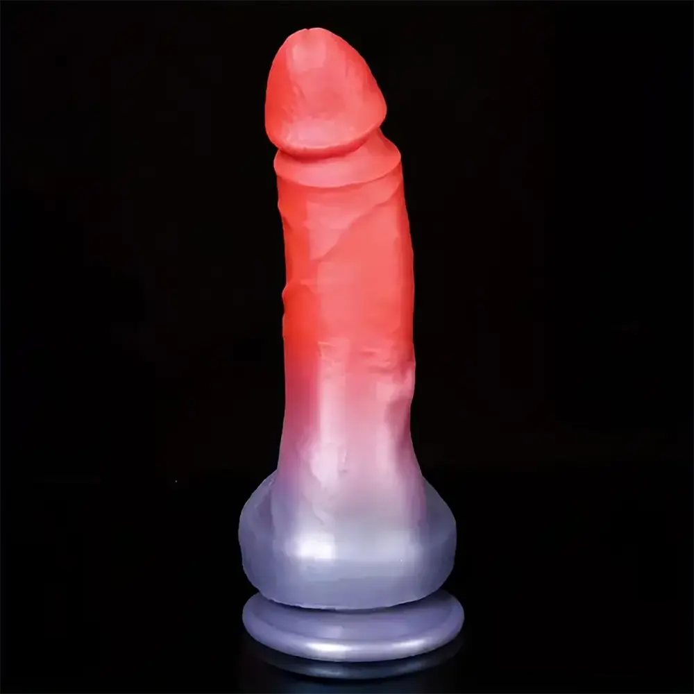 8.36in Real Cock Big Silicone Soft Dildo Clit Anal Expander For Anus