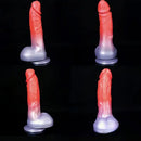8.36in Real Cock Big Silicone Soft Dildo Clit Anal Expander For Anus