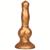 8.36in Silicone Large Thick Knotty Dog Soft Dildo For Sensual Pleasure