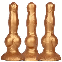 8.36in Silicone Large Thick Knotty Dog Soft Dildo For Sensual Pleasure
