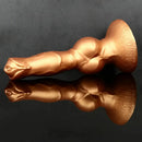 8.36in Silicone Large Thick Knotty Dog Soft Dildo For Sensual Pleasure