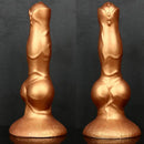 8.36in Silicone Large Thick Knotty Dog Soft Dildo For Sensual Pleasure