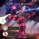 8.38in 10.51in 11.81in Liquid Silicone Knot Animal Soft Fantasy Dildo For Clit