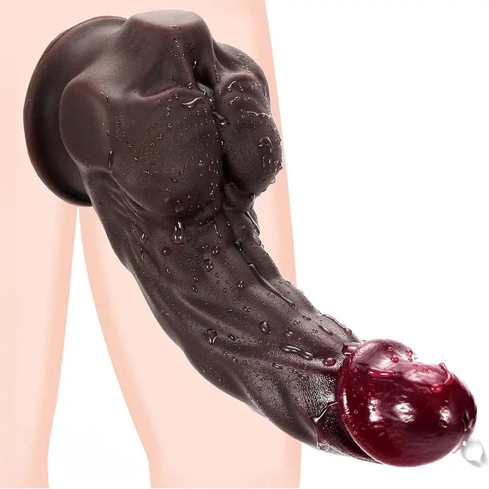 8.3in 11in Male Body Muscle Real Silicone Big Dildo For High-End Users