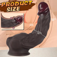 8.3in 11in Male Body Muscle Real Silicone Big Dildo For High-End Users