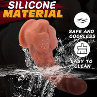 8.3in 11in Male Body Muscle Real Silicone Big Dildo For High-End Users