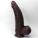 8.3in 9.4in Liquid Silicone Lifelike Thick Big Sharp Tip Design Soft Dildo