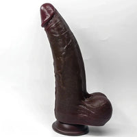 8.3in 9.4in Liquid Silicone Lifelike Thick Big Sharp Tip Design Soft Dildo