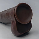 8.3in 9.4in Liquid Silicone Lifelike Thick Big Sharp Tip Design Soft Dildo