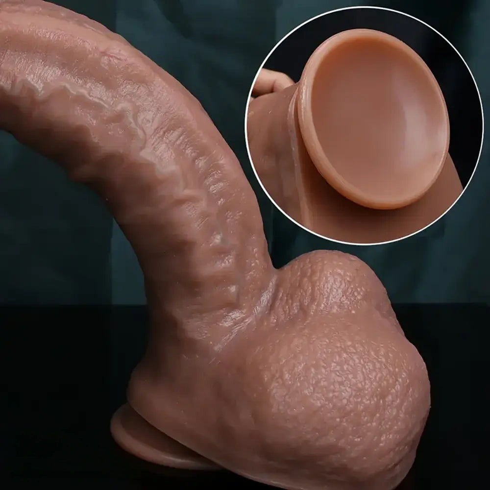 8.3in 9.6in 10.8in 12.2in Real Veins Personal Soft Big Realistic Feel Dildo