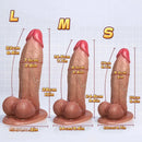 8.3in 9.6in 11in Real Skin Silicone Big Dildo Vaginal Stimulation Product