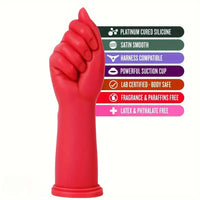 8.3in Big Silicone Soft Fist Hands Dildo For G-spot Clitoral Love Sex Toy