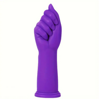 8.3in Big Silicone Soft Fist Hands Dildo For G-spot Clitoral Love Sex Toy