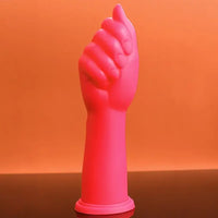 8.3in Big Silicone Soft Fist Hands Dildo For G-spot Clitoral Love Sex Toy