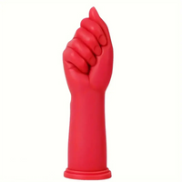 8.3in Big Silicone Soft Fist Hands Dildo For G-spot Clitoral Love Sex Toy