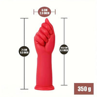 8.3in Big Silicone Soft Fist Hands Dildo For G-spot Clitoral Love Sex Toy