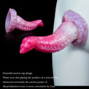 8.3in Fantasy Tentacle Octopus Soft Silicone Animal Cock Dildo