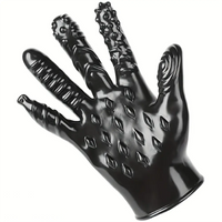 8.3in Finger Spiked Dildo Glove For Manual Massage Stimulating Sex Toy