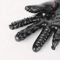 8.3in Finger Spiked Dildo Glove For Manual Massage Stimulating Sex Toy