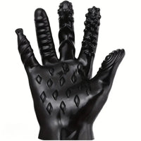 8.3in Finger Spiked Dildo Glove For Manual Massage Stimulating Sex Toy